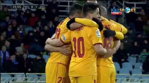 «Реал Сосьедад» - «Севилья»: Бен Йеддердің бірінші голы - 0:1 (ВИДЕО)