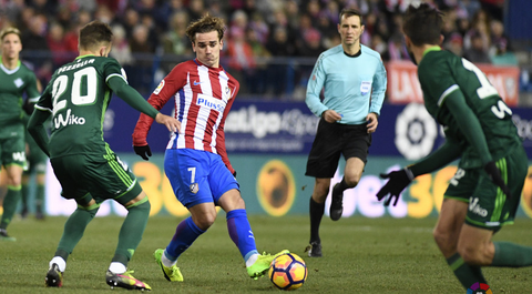 «Атлетико» - «Реал Бетис» кездесуіне видеошолу (ВИДЕО)