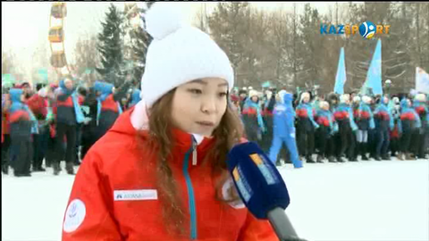 Қостанай облысындағы Алау Эстафетасы (ВИДЕО)