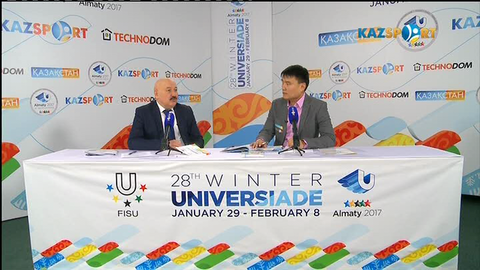 Универсиада алауы аясында. Бағдарлама қонағы - ҚР Мәдениет және спорт министрлігі Спорт және дене шынықтыру істері комитетінің төрағасы Елсияр Қанағатов