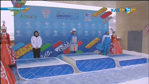 Екатерина Айдова қола медальмен марапаттау рәсімі (ВИДЕО)