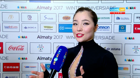 Мәнерлеп сырғанаушы Айза Мамбекова: Жанкүйерлер өте жылы қолдап жатыр (ВИДЕО)