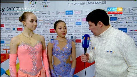 Жансая Адыханова мен Вероника Шевелева: Жанкүйерлердің қолдауын сезіндік (ВИДЕО)