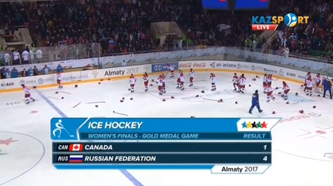 Хоккейден Ресейдің қыздар құрамасы - Қысқы Универсиада чемпионы (ВИДЕО)