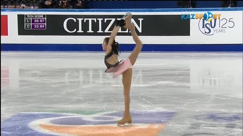 Төрт құрлық чемпионаты. Элизабет Тұрсынбаева қысқа бағдарламада үшінші нәтиже көрсетті (ВИДЕО)