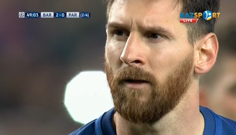 «Барселона» -«ПСЖ»: Месси пенальтиді сәтті орындады - 3:0