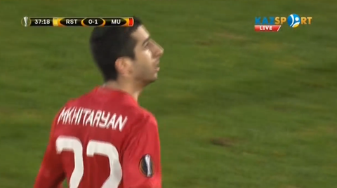 «Ростов» - «Манчестер Юнайтед»: Генрих Мхитарян есепті ашты - 0:1