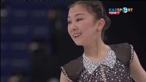Элизабет Тұрсынбаеваның Хельсинкидағы Әлем чемпионатында қысқа бағдарламада өнер көрсетуі (ВИДЕО)