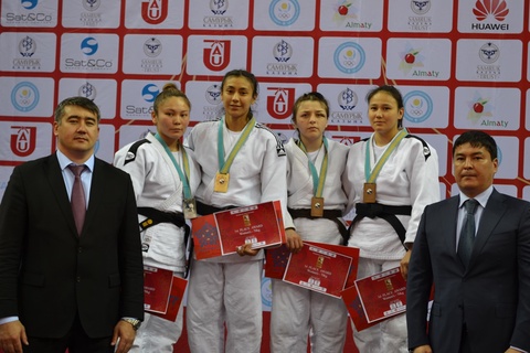 Алматыда дзюдодан халықаралық турнир аяқталды