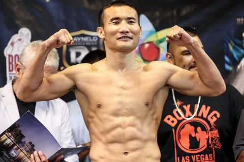 Қанат Ислам мен Жанқош Тұраров салмақ өлшеу рәсімінен өтті (ФОТО)