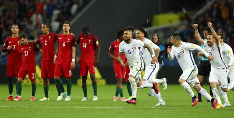 Конфедерация кубогының жартылай финалы: Чили Португалияны ұтты 