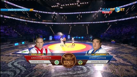 Қазақстан Барысы-2017. Ержан Шынкеев «Жетісу бөрісінен» басым түсті (ВИДЕО)