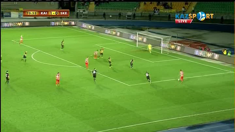 «Қайрат» - «Скендербеу»: Бакари Нимаганың голы - 1:1  (ВИДЕО)