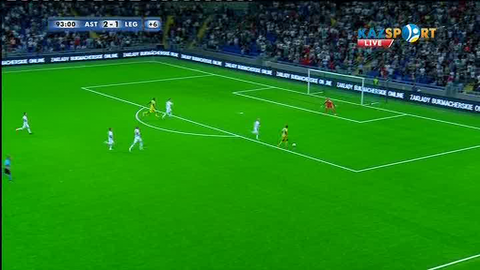 «Астана» - «Легия»: Патрик Твумасидің голы - 3:1 (ВИДЕО)