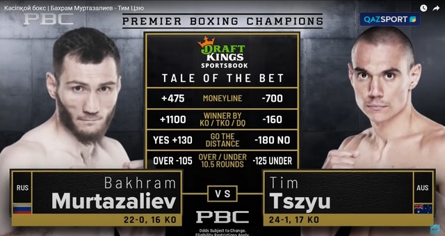 Кәсіпқой бокс | Бахрам Муртазалиев - Тим Цзю