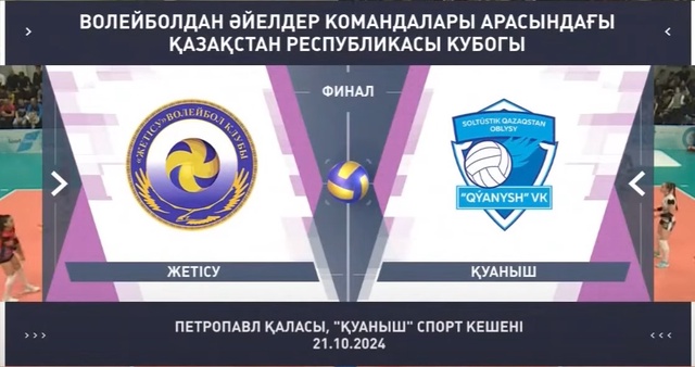 Шолу | Жетісу - Қуаныш | Волейбол | Финал | Қазақстан кубогы