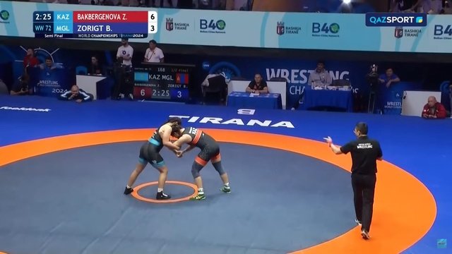 Жәмилә Бақбергенова - Зориг Болортунгалаг | Еркін күрес | 72 келі | Әлем чемпионаты