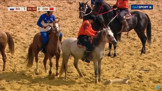 Ресей 4 - 1 Қытай | Көкпар | V Дүниежүзілік көшпенділер ойындары