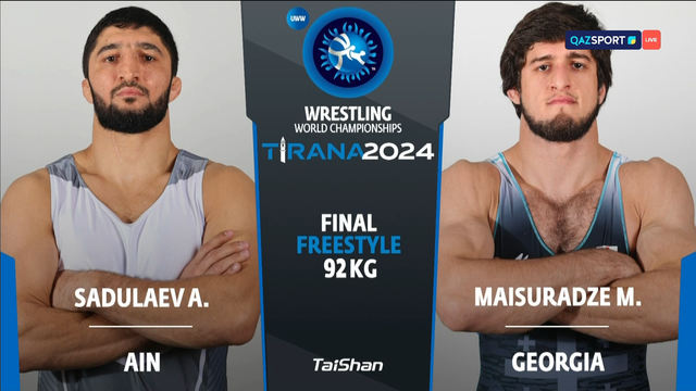 Абдулрашид Садулаев - Мириани Майсурадзе | Финал | Еркін күрес  | 92 келі | Әлем чемпионаты