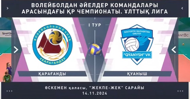 Шолу | Қарағанды - Қуаныш | Волейбол | Ұлттық лига | Әйелдер