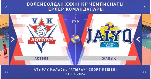 Шолу | Ақтөбе - Жайық | Волейбол | Ұлттық лига | Ерлер