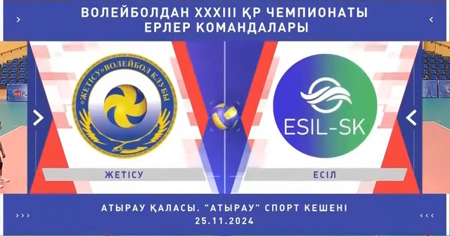 Шолу | Жетісу - Есіл СК | Волейбол | Ұлттық лига | Ерлер