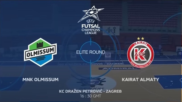 Олмиссиум - Қайрат | Футзал | УЕФА Чемпиондар Лигасы | Элиталық кезең | Шолу | Обзор