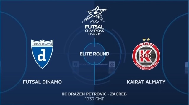 Динамо Загреб - Қайрат | Футзал | УЕФА Чемпиондар Лигасы | Элиталық кезең | Шолу | Обзор
