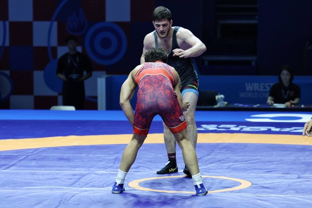Камил Куруглиев – Бенжамин Хонис І Вольная борьба І Чемпионат мира І 92 кг І Утешительная схватка