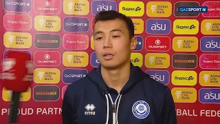 Арсен Әшірбек І Қазақстан - Бельгия матчынан кейінгі сұхбаты