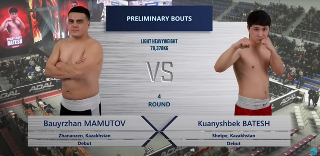 Куанышбек Батеш - Бауыржан Мамутов І Профессиональный бокс