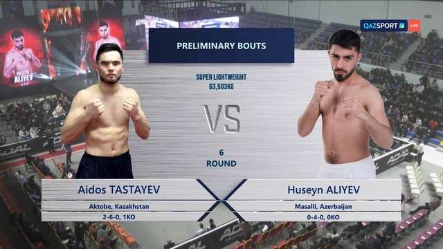 Айдос Тастаев - Хусейн Алиев І Профессиональный бокс