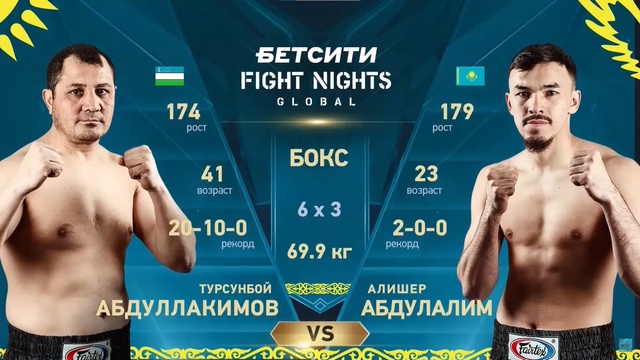 Алишер Абдулалим - Турсунбой Абдуллакимов | Профессиональный бокс