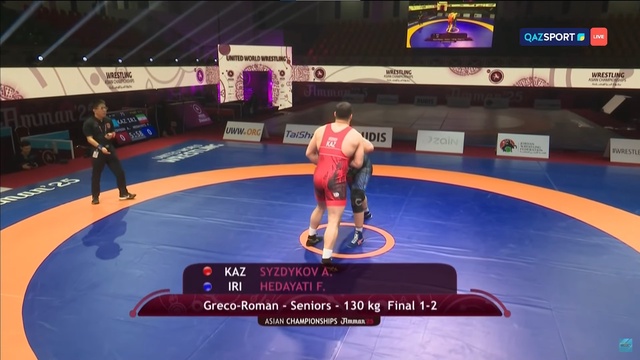Әлімхан Сыздықов - Шабан Хедайати І Греко-римская борьба І Чемпионат Азии І Финал