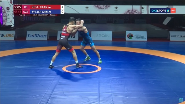 Мұхаммад Аббас - Айтжан Кхаламханов І Греко-римская борьба І Финал І 63 кг І Чемпионат Азии