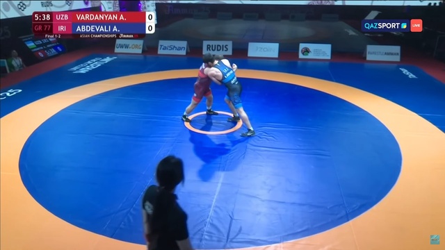 Арам Варданян - Алиреза Абдивали І Греко-римская борьба І Финал І 77 кг І Чемпионат Азии