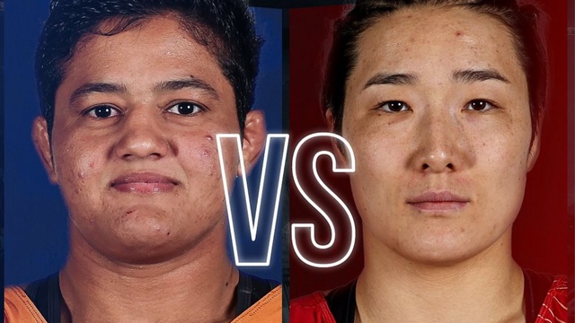 Айпері Медетқызы -  Ритика Ритика |Женская борьба | 76 кг | Чемпионат Азии | Финал