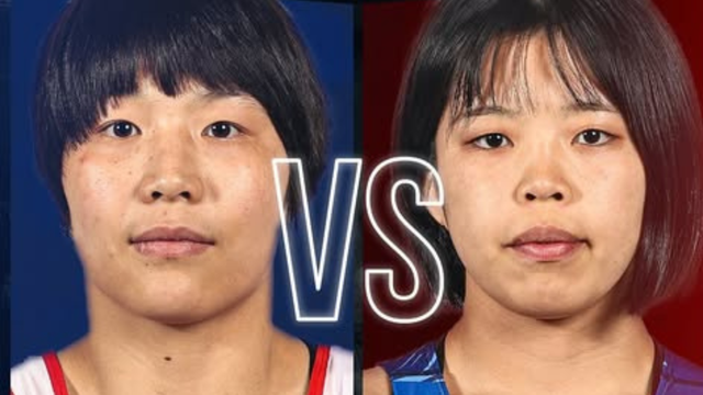 Моэ Киёока - Цой Хёгён | Женская борьба | 53 кг | Чемпионат Азии | Финал