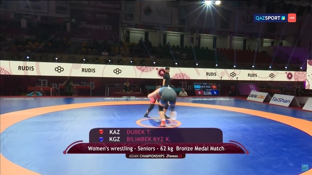 Тыныс Дүбек - Калмира Білімбекова І Женская борьба І 3-место І 62 кг І Чемпионат Азии