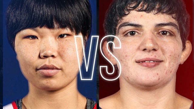 Маниша Маниша - Ок Джу Ким | Женская борьба | 62 кг | Чемпионат Азии | Финал