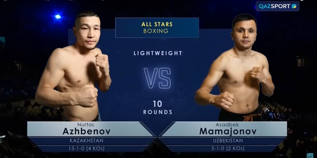Нұртас Ажбенов - Асадбек Мамоджонов І Профессиональный бокс