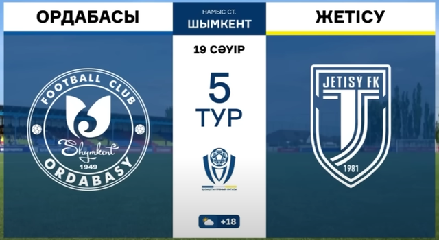Ордабасы - Жетісу І Казахстанская Премьер-лига І V тур
