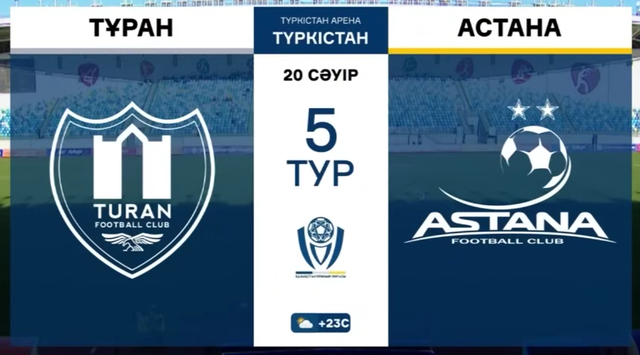 Тұран - Астана І Казахстанская Премьер-лига І V тур