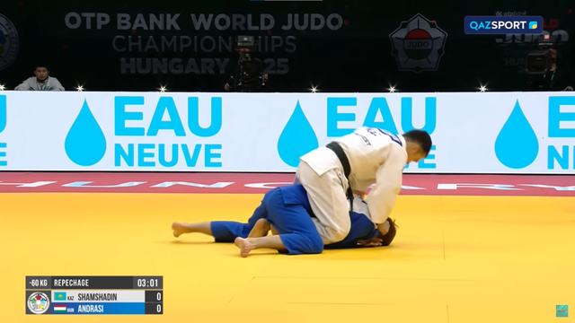 Дзюдо | Мағжан Шамшадин — Мартон Андраши | Чемпионат мира | Поединок утешений | 60 кг