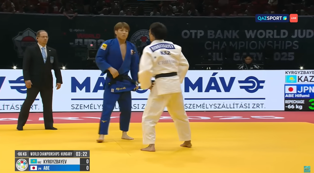 Дзюдо | Ғұсман Қырғызбаев — Хифуми Абэ | Чемпионат мира | Утешительный поединок | 66 кг