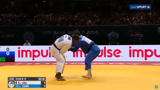 Дзюдо | Есет Қуанов — Жоан‑Бенжамен Габа | Чемпионат мира | 1/16 финала | 73 кг
