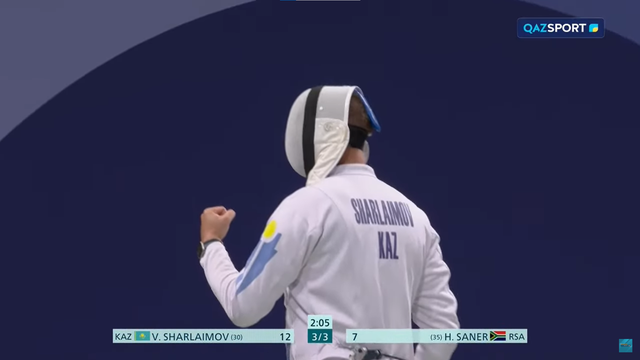 Вадим Шарлаимов завоевал бронзовую медаль на чемпионате Азии по фехтованию