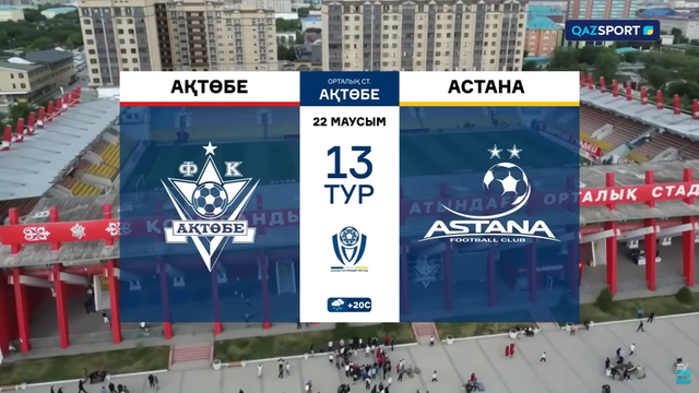 Обзор | Актобе — Астана | КПЛ | 13-й тур