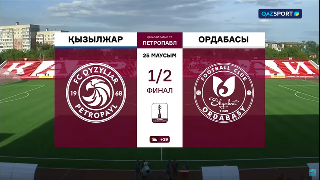 Обзор | Кызылжар – Ордабасы | Кубок Казахстана | 1/2 финала