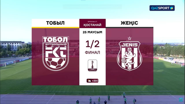 Обзор | Тобыл – Жеңис | Кубок Казахстана | 1/2 финала